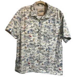 California Cowboy High Water Surf Shirt lined with soft terry cloth Size (L)